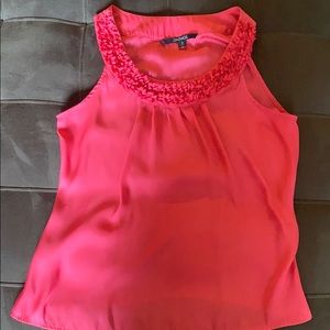 Pink Sleeveless Blouse